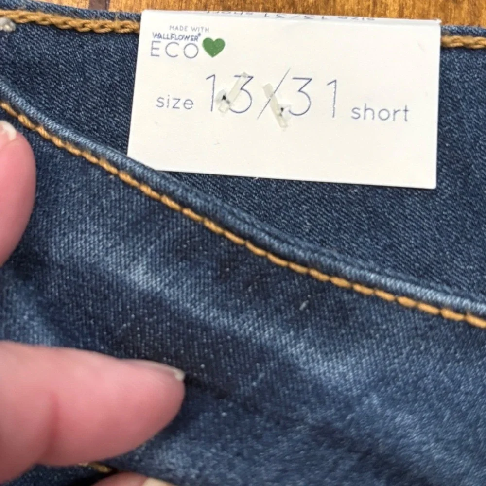 Wallflower Hayden Jeans Dark Wash‎ Denim Slim Fit Size 13 Short